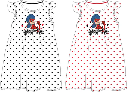 Eplus Dívčí šaty - Miraculous, černé Velikost - děti: 110