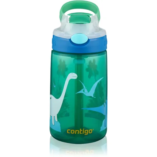 Contigo Gizmo Flip lahev na vodu pro děti Jungle Dino 420 ml