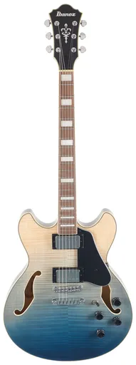Ibanez AS73FM Transparent Indigo Fade