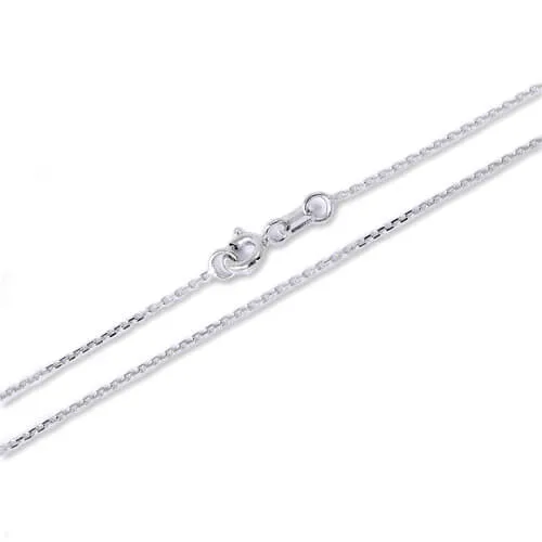 Soliter Jemný řetízek z bílého zlata 42 cm 271 115 00188 07