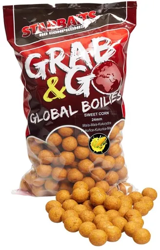 Starbaits boilies g&g global sweet corn - 800 g 14 mm