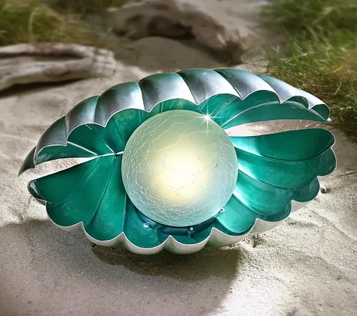 Solární dekorace Mušle