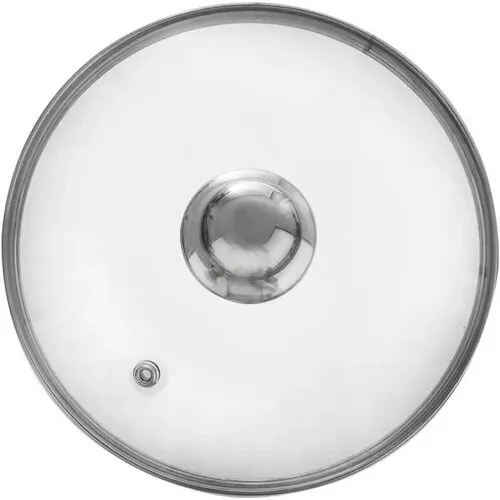 Poklice skleněná pr. 20 cm nerez úchyt , 20 cm