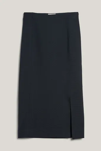 SUKNĚ GANT JERSEY PENCIL SKIRT BLACK