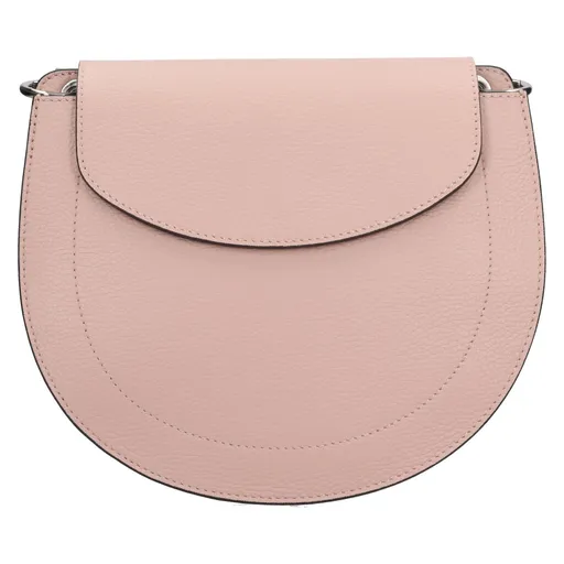 Dámská kožená crossbody kabelka Italia Locita - růžová
