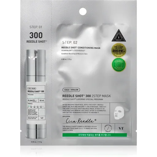 VT Cosmetics Reedle Shot 300 2-Step Mask intenzivní obnovující maska pro dvoufázové ošetření pleti 26.5 g