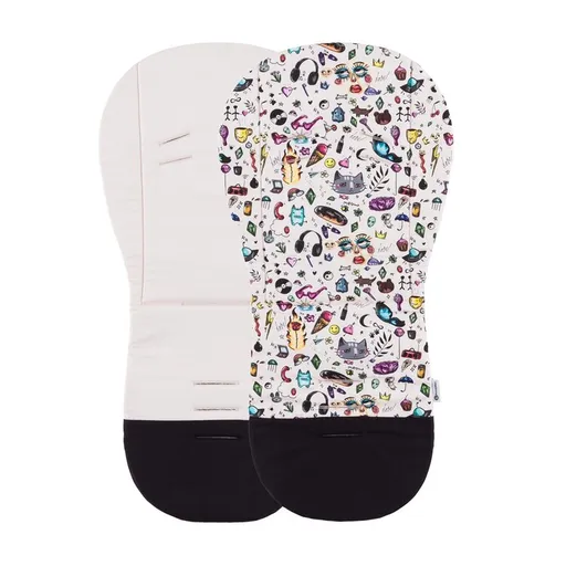 PETITE&MARS Vložka do kočárku Foamy Limited 100 Tattoo