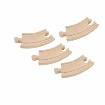 Příslušenství k dráze - Kulaté koleje krátké, 4ks