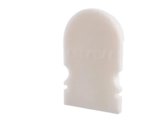 Light Impressions Reprofil koncovka R-AU-02-08 sada 2 ks bílá 14 mm 979600