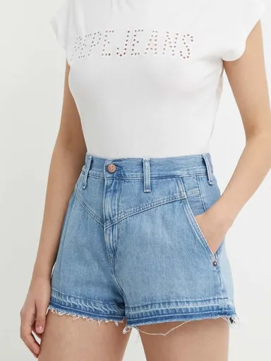 Pepe Jeans dámské modré džínové šortky PL801114000 29