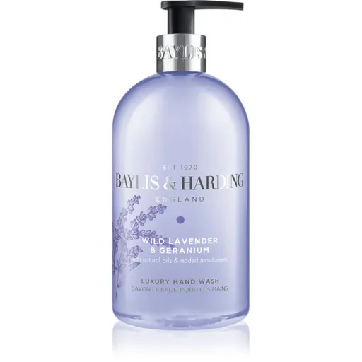 Baylis & Harding Wild Lavender & Geranium tekuté mýdlo na ruce s hydratačním účinkem 500 ml