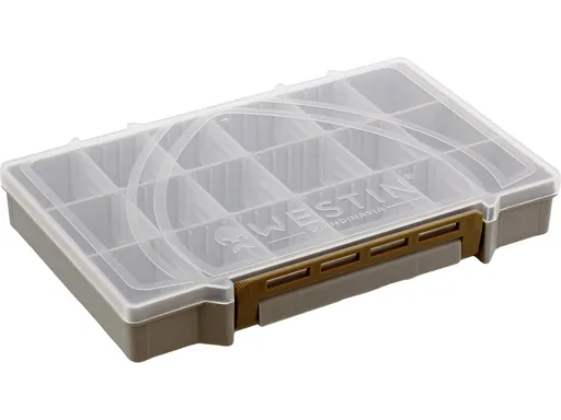 Westin krabička w3 tackle box grey/clear s4 25 x 16,5 x 3,6 cm