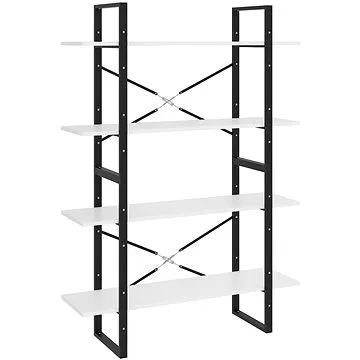Shumee  se 4 policemi bílá 100×30×140 cm dřevotříska, 806477 (806477)