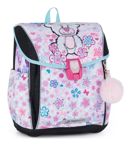 Školní aktovka Bagmaster Prim 22 A White/Pink