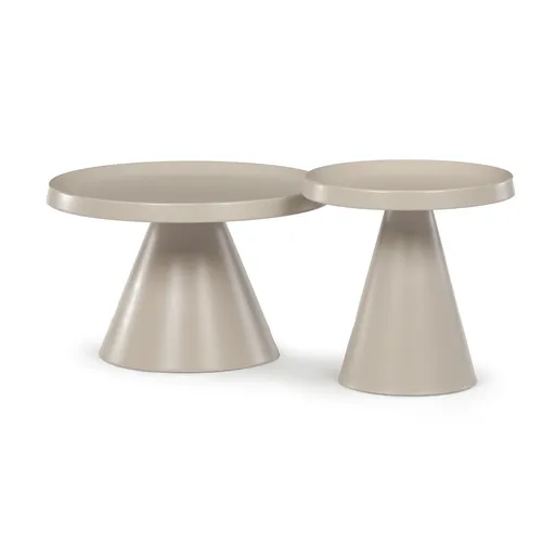 Sada konferenčních stolků F4112 CSM, béžová, 2 ks