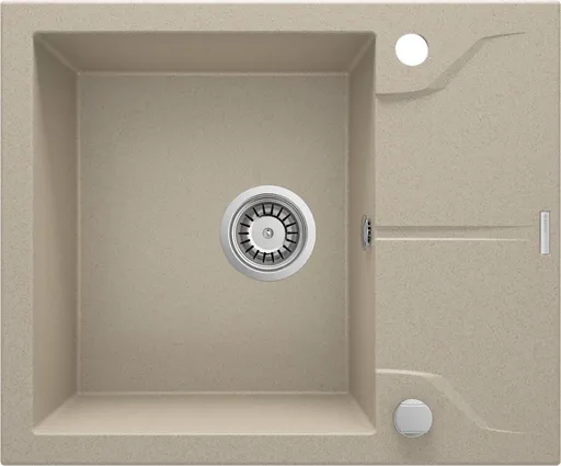 DEANTE Andante sandy Granitový dřez s odkapávačem ZQN_711A