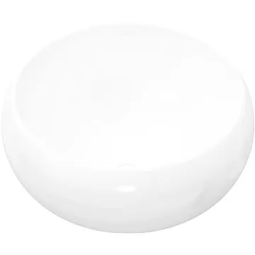 Umyvadlo kulaté keramické bílé 40 × 15 cm (142340)