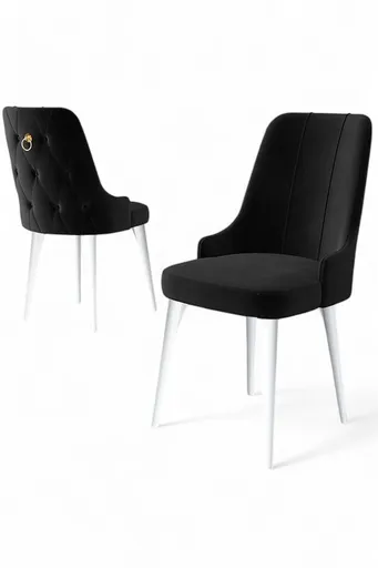 Sada židlí (2 kusy) Newa - Black, White