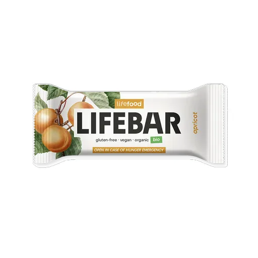 LifeFood Lifebar tyčinka meruňková RAW BIO 40 g