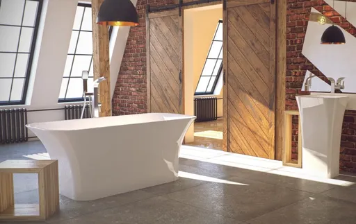 BESCO Volně stojící vana ASSOS bílá Rozměr vany 160 × 70  VANNEA16W