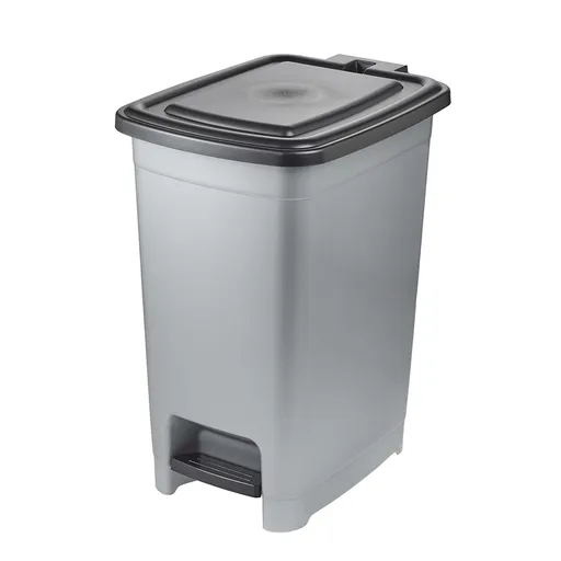 Plastový nášlapný odpadkový koš KEEEPER 40l