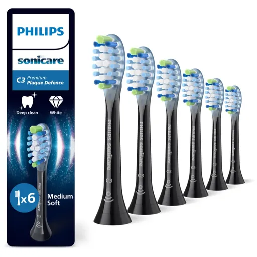 Philips Sonicare Premium Plaque Defense HX9046/88 náhradní hlavice pro zubní kartáček 6 ks