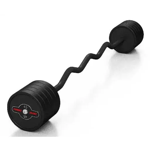 MARBO MW-SG 45KG Obouruční činka, černá, velikost 45 KG