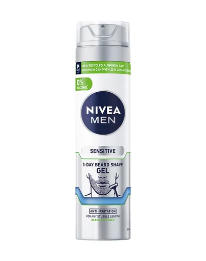 Nivea Men Sensitive gel na holení na strniště 200 ml