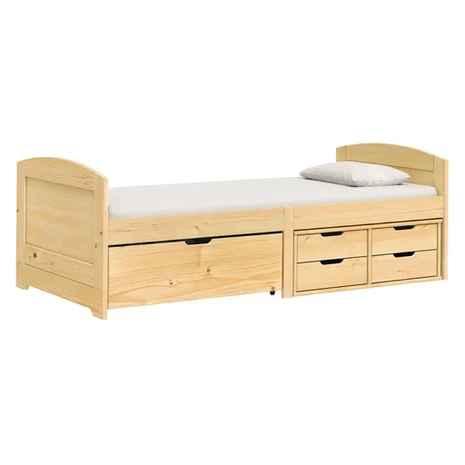 Jednolůžko se zásuvkami 8816 MARY lak