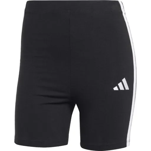 adidas 3-STRIPES SINGLE JERSEY SHORTS Dámské volnočasové šortky, černá, velikost