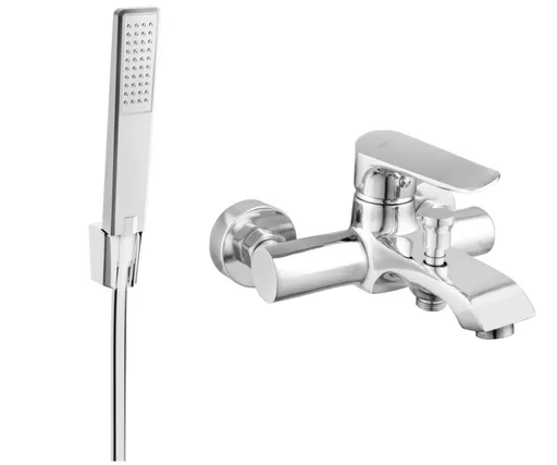 MEXEN/S Pecos R72 vanová baterie se sprchovou soupravou, chrom 7273R72-00