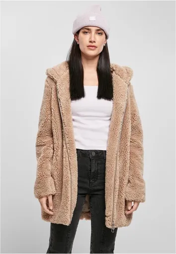 Urban Classics Ladies Sherpa Jacket softtaupe - 5XL