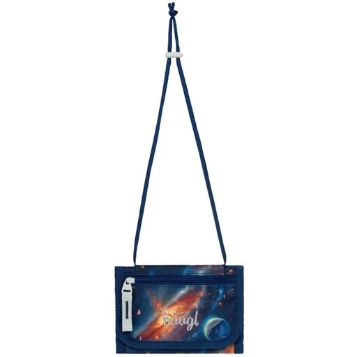 BAAGL VESMÍR Peněženka na krk, tmavě modrá, velikost
