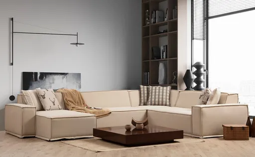 Rohová sedací souprava Lego Corner (Chl-02-C-2R) - Cream