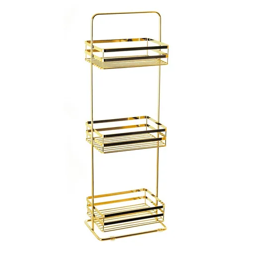 AWD Interior Drátěná police na postavení zlatá AWD02041986 AWD02041986