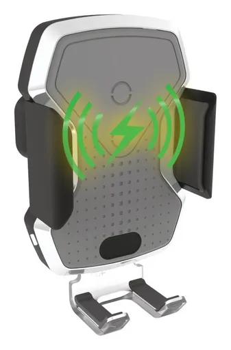 Compass 88400 Compass Držák telefonu Luke-X, bezdrátové nabíjení, silver