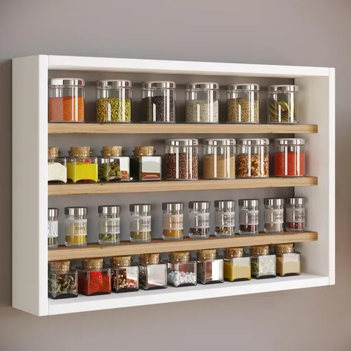 VCM Kuchyňská police Esaldi M, dub medový