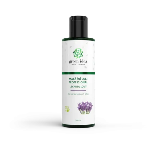 Levandulový masážní olej 200 ml - Green idea
