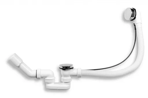 Novaservis Automatická vanová výpusť, vanový sifon 50mm, chrom, 486,0