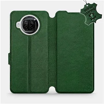 Flipové pouzdro na mobil Xiaomi MI 10T Lite - Zelené - kožené -   Green Leather (5903516463787)