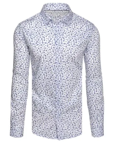 Pánská košile, bílá, ležérní