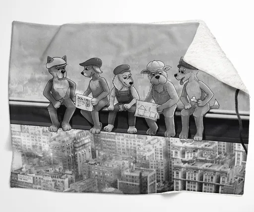 Deka Psi na traverze (Podšití beránkem: ANO)