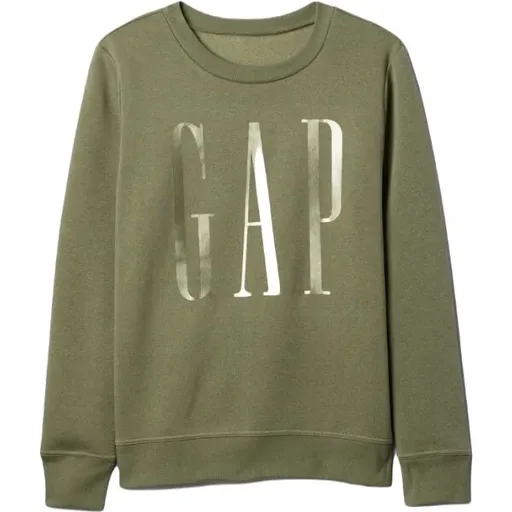 GAP V-LOGO Dámská mikina, khaki, velikost