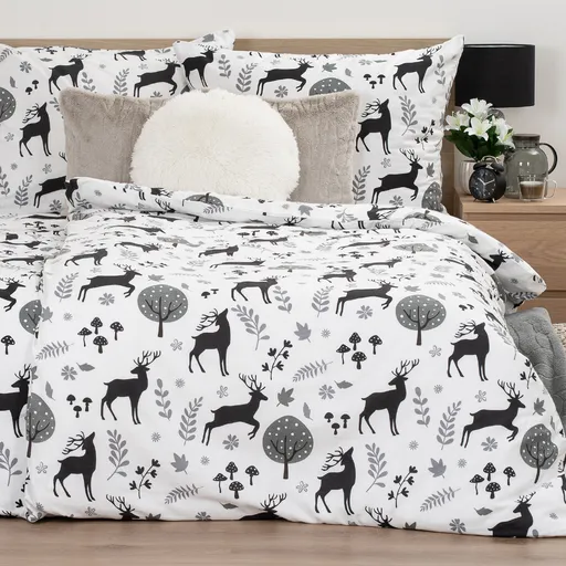 4Home Flanelové povlečení Autumn Forest, 220 x 200 cm, 2 ks 70 x 90 cm