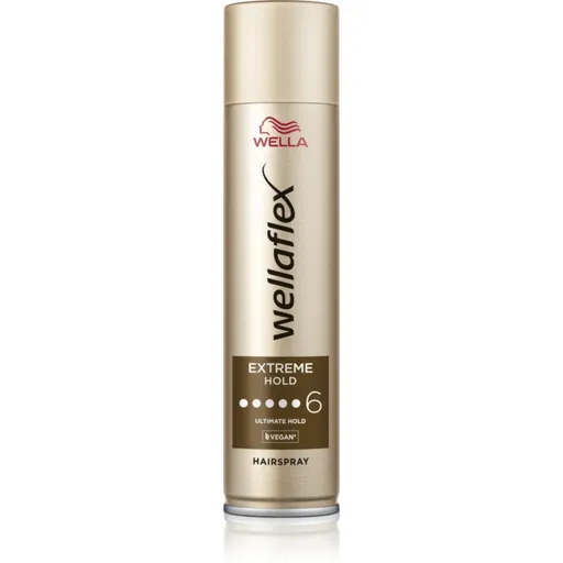 Wella Wellaflex Extreme Hold lak na vlasy s extra silnou fixací pro přirozenou fixaci 250 ml