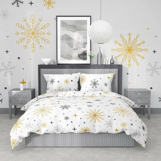 Stanex Bavlněné povlečení Magic White, 140 x 200 cm, 70 x 90 cm