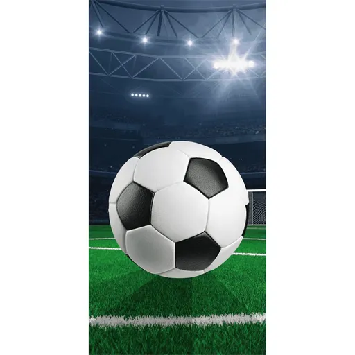 Jerry Fabrics Dětská osuška s potiskem - Fotbalový stadion | 70 x 140 cm