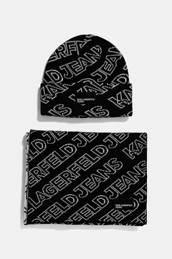 Čepice a šála Karl Lagerfeld Jeans
