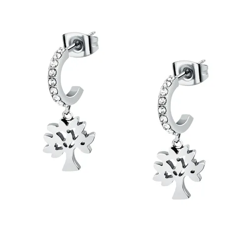 La Petite Story Nadčasové ocelové náušnice Strom života LPS01AYQ120