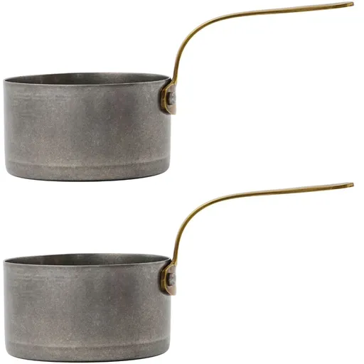 Sada servírovacích kastrolků PRESENTATION Nicolas Vahé 2 ks šedé